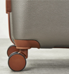 Obrazek Zestaw walizek podróżnych ROCK TR-0219/3 ABS/PC - szary - 84 L / 57 L / 35 L + 20% EKSPANDER