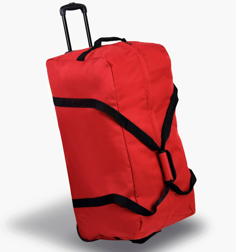 Obrazek Torba podróżna na kółkach MEMBER'S TT-0035 - czerwona 106 L