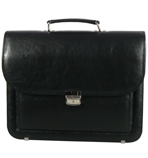 Obrazek Teczka REAbags 7416 - czarny/nikiel 15 L
