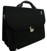 Obrazek Teczka REAbags 7618-T - czarny/nikiel 19 L