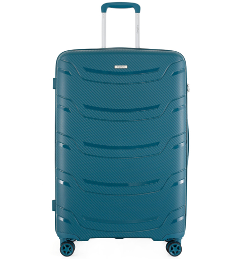 Obrazek Cestovní kufr HIGHBURY Carbon HBY-0178/3-L PP - petrol - 92 L