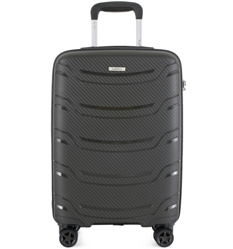 Obrazek Cestovní kufr HIGHBURY Carbon HBY-0178/3-L PP - tmavě šedá - 92 L