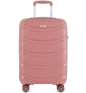 Obrazek Cestovní kufr HIGHBURY Carbon HBY-0178/3-L PP - růžová - 92 L