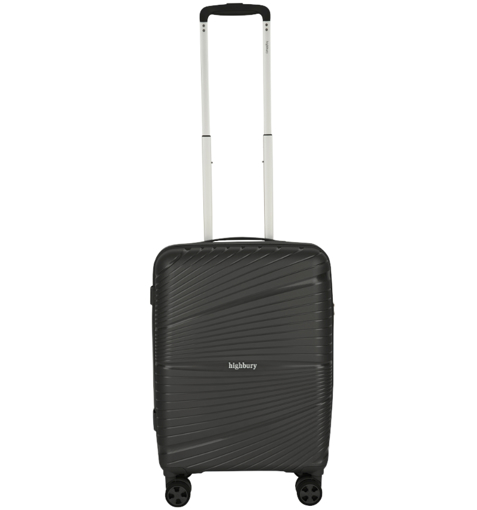 Obrazek Kabinové zavazadlo HIGHBURY Helios HBY-0175/3-S PP - tmavě šedá - 34 L