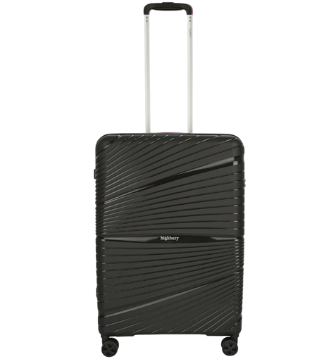 Obrazek Cestovní kufr HIGHBURY Helios HBY-0175/3-M PP - tmavě šedá - 62 L