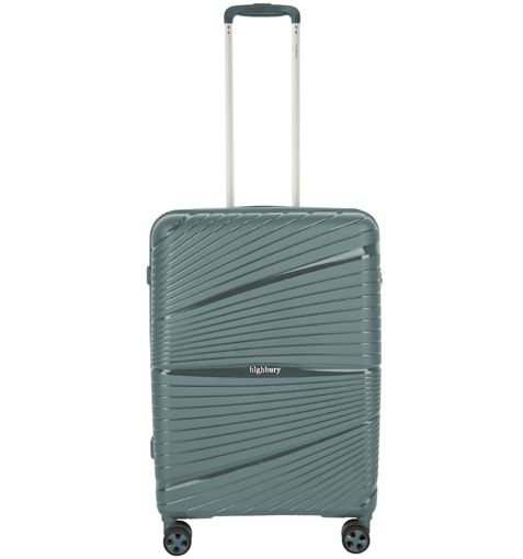 Obrazek Cestovní kufr HIGHBURY Helios HBY-0175/3-M PP - zelená - 62 L