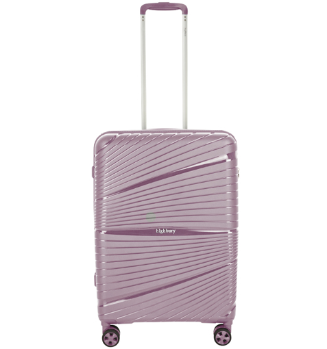 Obrazek Cestovní kufr HIGHBURY Helios HBY-0175/3-M PP - fialová - 62 L