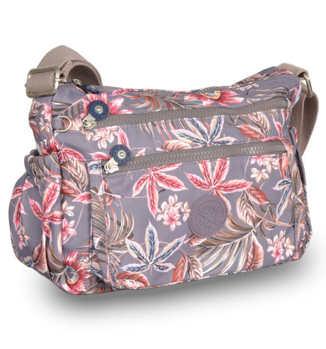 Obrazek Taška METRO Flower LL177 - šedá - 6 L