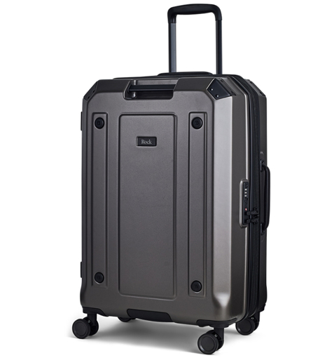 Obrazek Walizka podróżna ROCK Alpine TR-0288/3-M ABS/PC - węgiel drzewny 65 L + 15% EKSPANDER