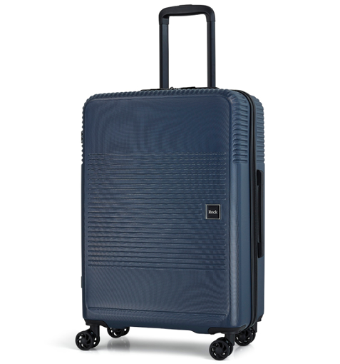 Obrazek Cestovní kufr ROCK Lincoln TR-0281/3-M ABS - modrá - 62 L