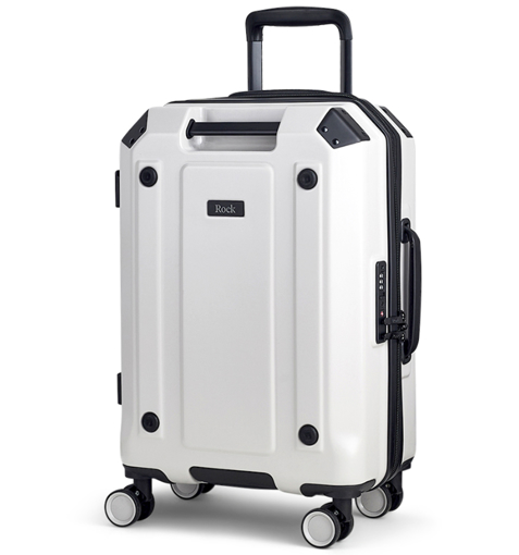 Obrazek Kabinové zavazadlo ROCK Alpine TR-0288/3-S ABS/PC - bílá - 39 L + 15% EXPANDER