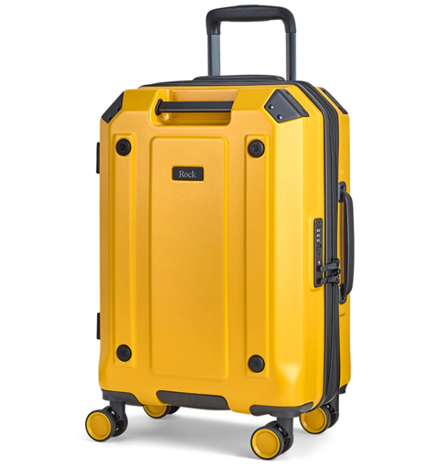 Obrazek Kabinové zavazadlo ROCK Alpine TR-0288/3-S ABS/PC - žlutá - 39 L + 15% EXPANDER