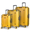 Obrazek Sada cestovních kufrů ROCK Alpine TR-0288/3 ABS/PC - žlutá - 94 L / 65 L / 39 L + 15% EXPANDER