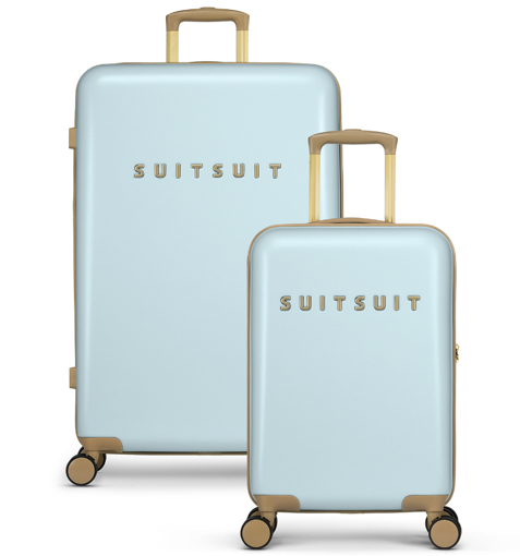 Obrazek Sada cestovních kufrů SUITSUIT TR-6503/2 Fusion Powder Blue - 91 L / 32 L