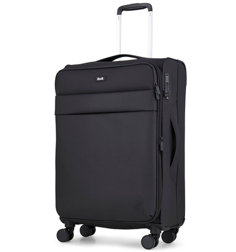 Obrazek Cestovní kufr ROCK Harper TR-0286/3-M - černá - 50 L + EXPANDER