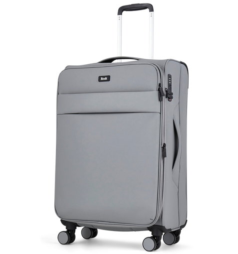 Obrazek Cestovní kufr ROCK Harper TR-0286/3-M - šedá - 50 L + EXPANDER