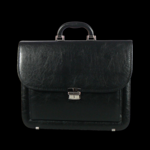 Obrazek Aktovka REAbags 7416-TR - černá / nikl - 15 L