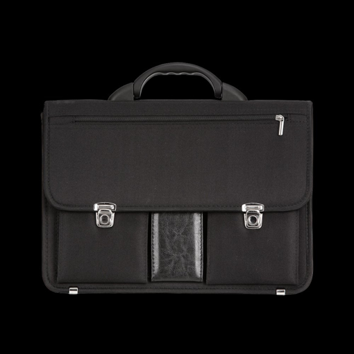 Obrazek Aktovka REAbags 8001/2-T - černá / nikl - 19 L
