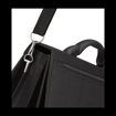 Obrazek Aktovka REAbags 8001/2-T - černá / nikl - 19 L