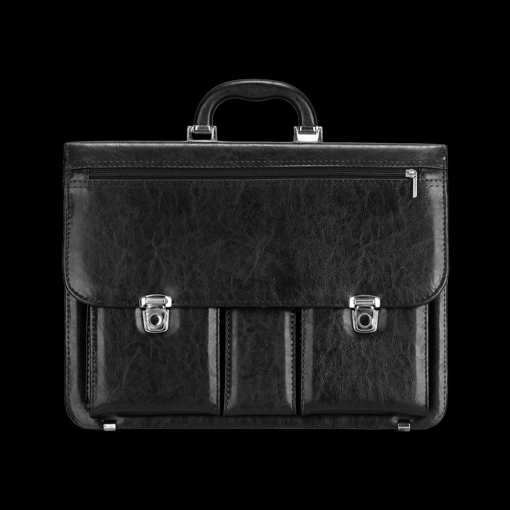 Obrazek Aktovka REAbags 8001/2-TR - černá / nikl - 19 L