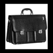 Obrazek Aktovka REAbags 8001/2-TR - černá / nikl - 19 L