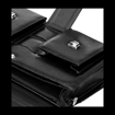 Obrazek Aktovka REAbags 8001/2-TR - černá / nikl - 19 L