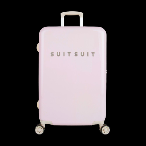 Obrazek Plastový kufr SUITSUIT® Fabulous Fifties Pink Dust M - růžová - 60 L