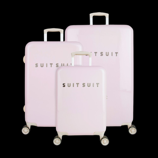 Obrazek Sada cestovních kufrů SUITSUIT® Fabulous Fifties Pink Dust - růžová - 91 L