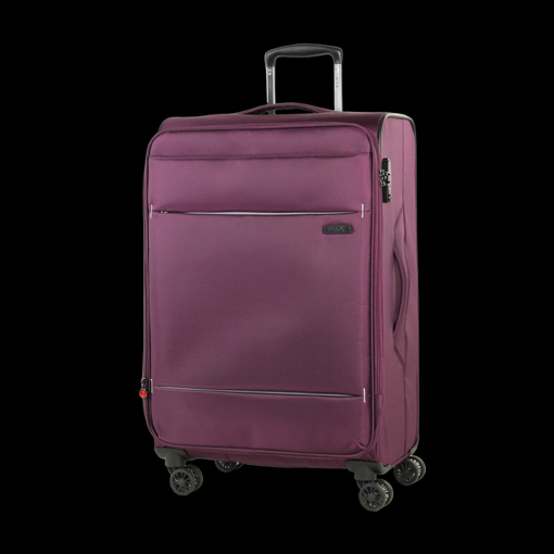 Obrazek Textilní kufr ROCK Deluxe-Lite M - fialová - 76 L
