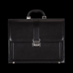 Obrazek Aktovka REAbags 8003A - černá / nikl - 17 L