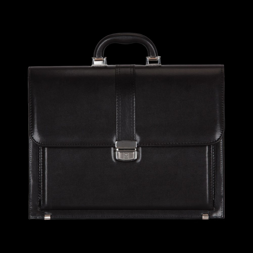 Obrazek Aktovka REAbags 8003A - černá / nikl - 17 L