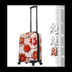 Obrazek Kabinový kufr MIA&nbsp;TORO Ricci Wood Mozaic Flowers S - barevný potisk - 39 L