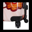 Obrazek Kabinový kufr MIA&nbsp;TORO Ricci Wood Mozaic Flowers S - barevný potisk - 39 L