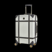 Obrazek Plastový kufr ROCK Vintage M - bílá - 60 L