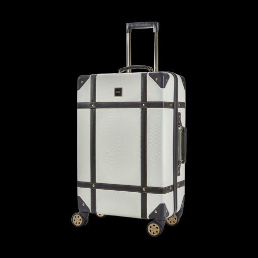 Obrazek Plastový kufr ROCK Vintage M - bílá - 60 L