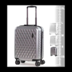 Obrazek Kabinový kufr ROCK Allure S - stříbrná - 34 L