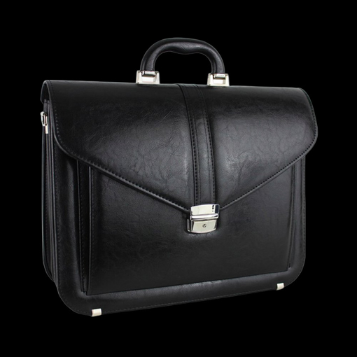 Obrazek Aktovka REAbags 7173-TR - černá / nikl - 15 L