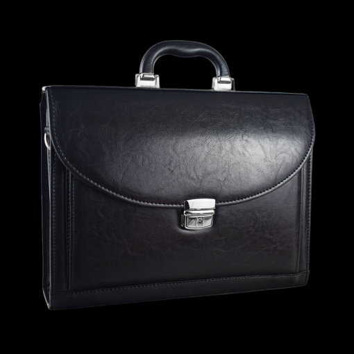 Obrazek Aktovka REAbags 9004-TR - černá / nikl - 11 L