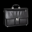 Obrazek Aktovka REAbags 8001/1-TR - černá / nikl - 19 L
