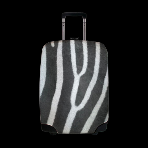 Obrazek Obal na kufr REAbags Zebra - bílá