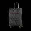 Obrazek Textilní kufr ROCK Jewel M - černá - 61 L