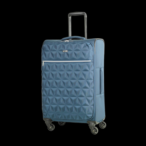 Obrazek Textilní kufr ROCK Jewel M - modrá - 61 L