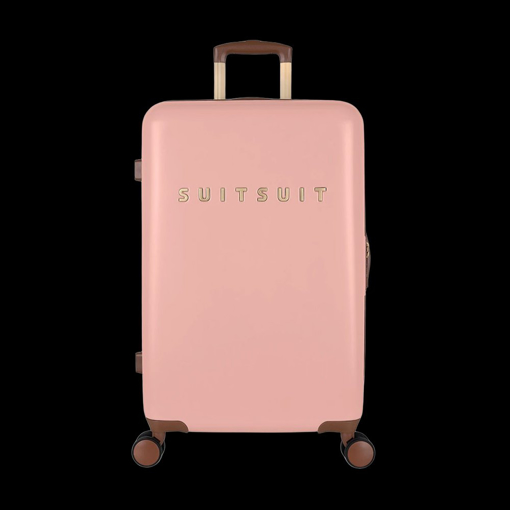 Obrazek Plastový kufr SUITSUIT® Fab Seventies Coral Cloud M - růžová - 60 L