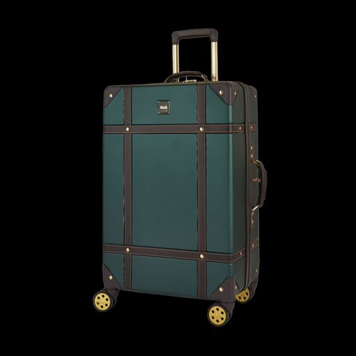 Obrazek Plastový kufr ROCK Vintage M - tmavě zelená - 60 L