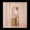 Obrazek Plastový kufr SUITSUIT® Fab Seventies Cuban Sand L - hnědá - 91 L