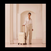 Obrazek Plastový kufr SUITSUIT® Fab Seventies Antique White M - bílá - 60 L