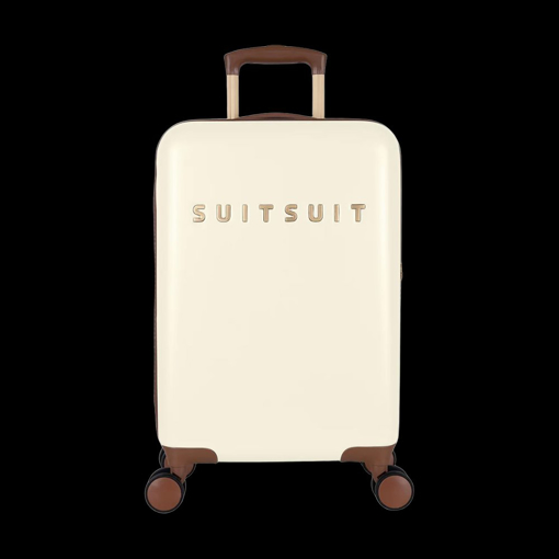 Obrazek Kabinový kufr SUITSUIT® Fab Seventies Antique White S - bílá - 32 L
