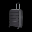 Obrazek Plastový kufr ROCK Tulum M - černá - 58 L