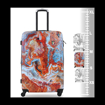 Obrazek Plastový kufr TUCCI Turkish Marble M - barevný potisk - 57 L