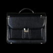 Obrazek Aktovka REAbags 7618 - černá / nikl - 19 L